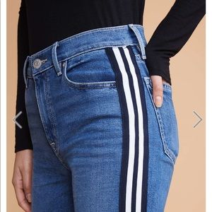 Lou & Grey Side Stripe Straight Leg Jeans - sz.26
